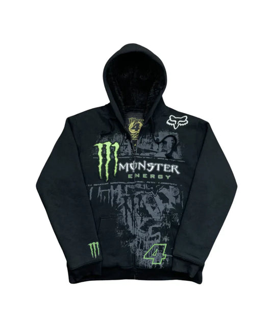 Fox Monster Energy Zip Hoodie Collection